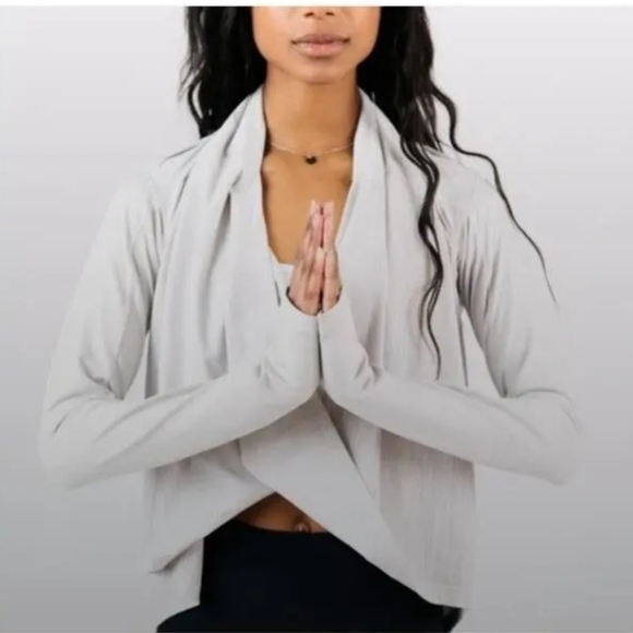 ZYIA Tops - ZYIA Haze Active Yoga wrap top sz XL